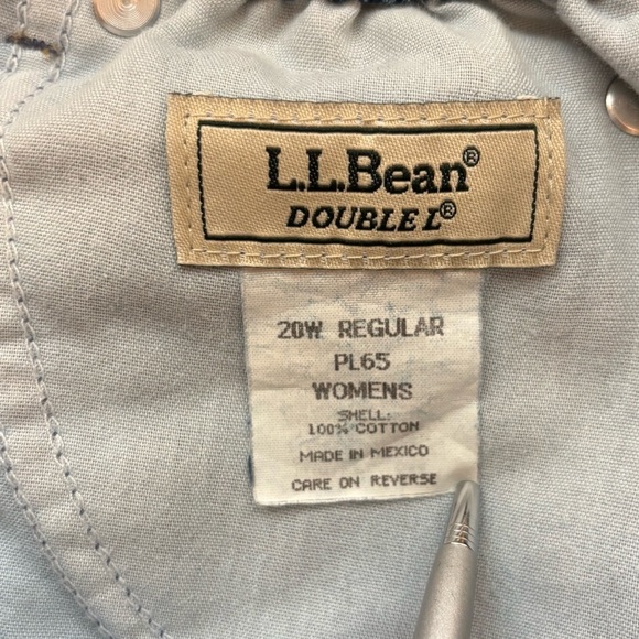 L.L. Bean Double L Dark Denim Walking Shorts Size 20 Regular - Picture 6 of 7